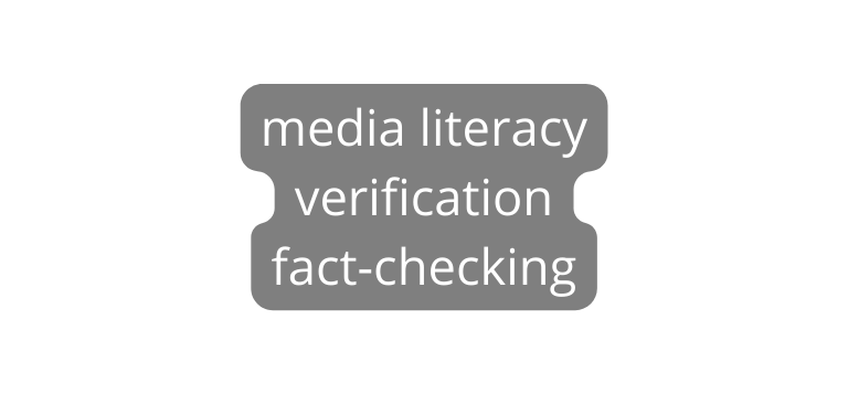 media literacy verification fact checking